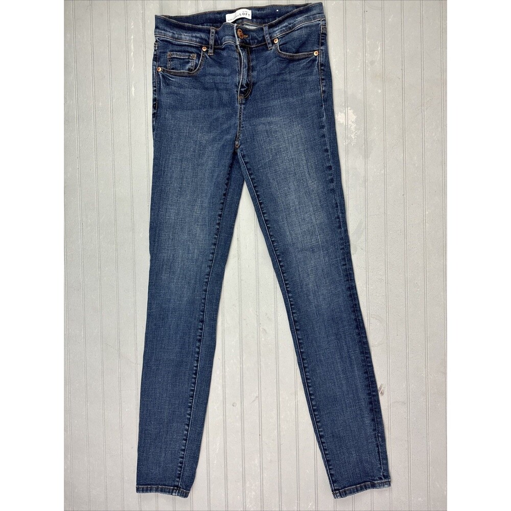 Loft Size 27 4 Womens Jeans Modern Skinny Mid Rise Med Wash Stretch
